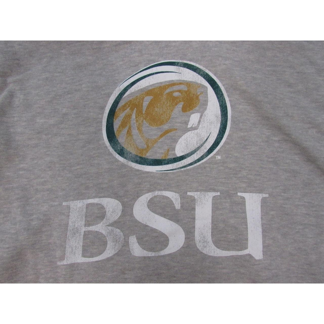 Bemidji State Beavers Mens Size S Small Light Gray Hoodie Image 3