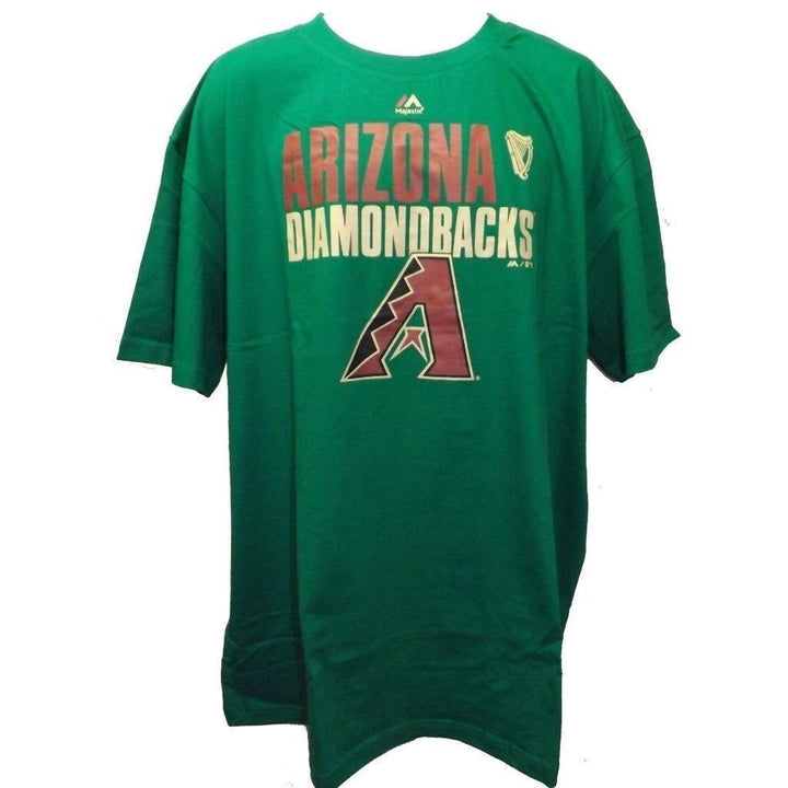 Arizona Diamondbacks Mens Size 2XL Majestic Green Shirt Image 1