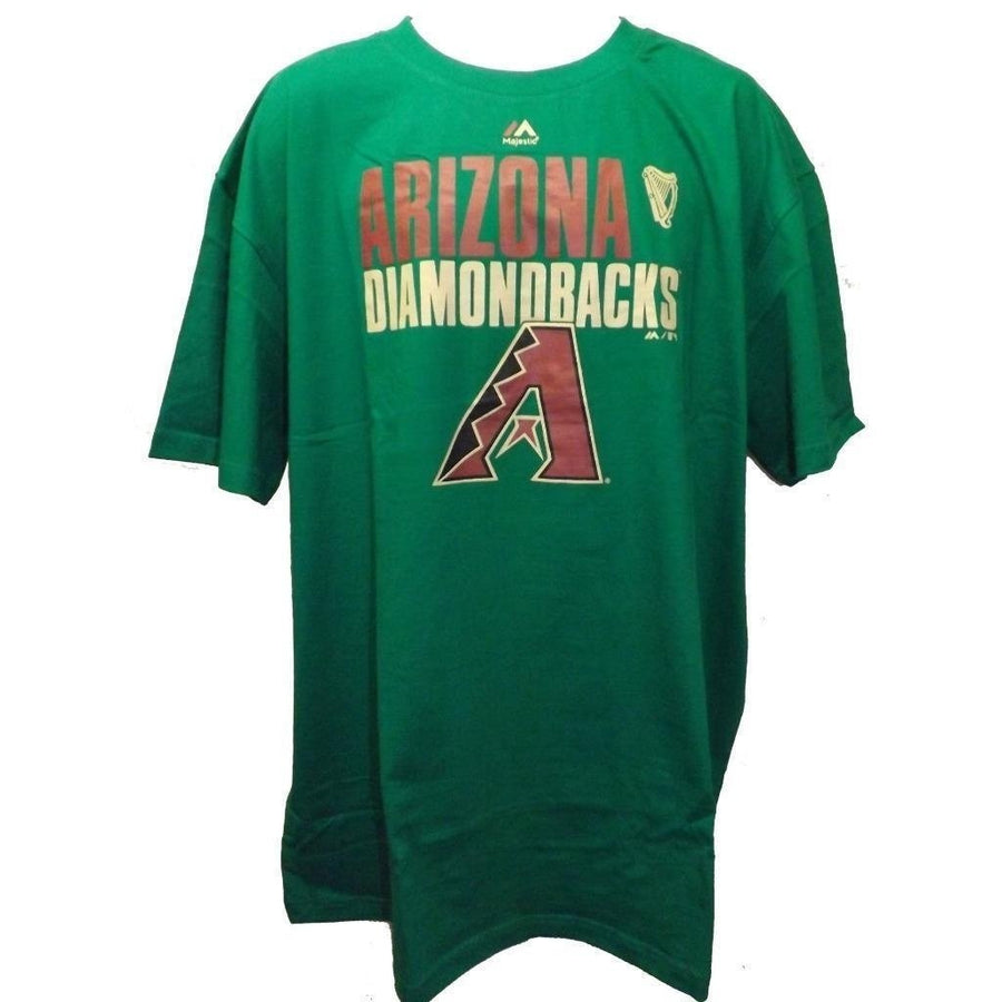 Arizona Diamondbacks Mens Size 2XL Majestic Green Shirt Image 1