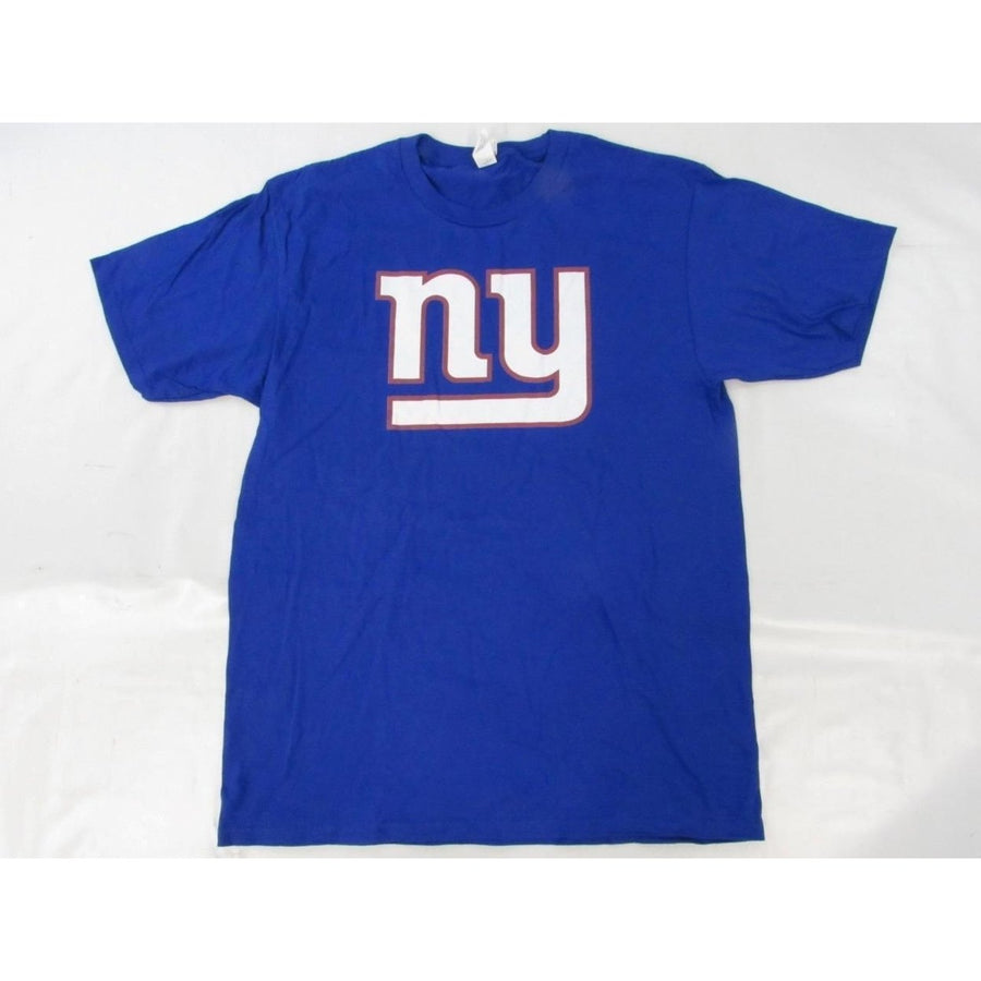 York Giants NY 10 Eli Manning Mens Size M Medium Blue Shirt Image 1