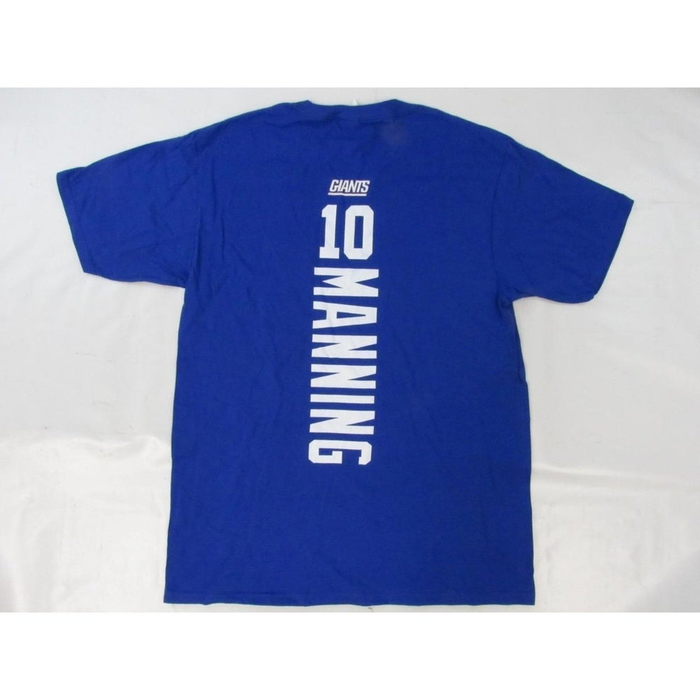 York Giants NY 10 Eli Manning Mens Size M Medium Blue Shirt Image 2