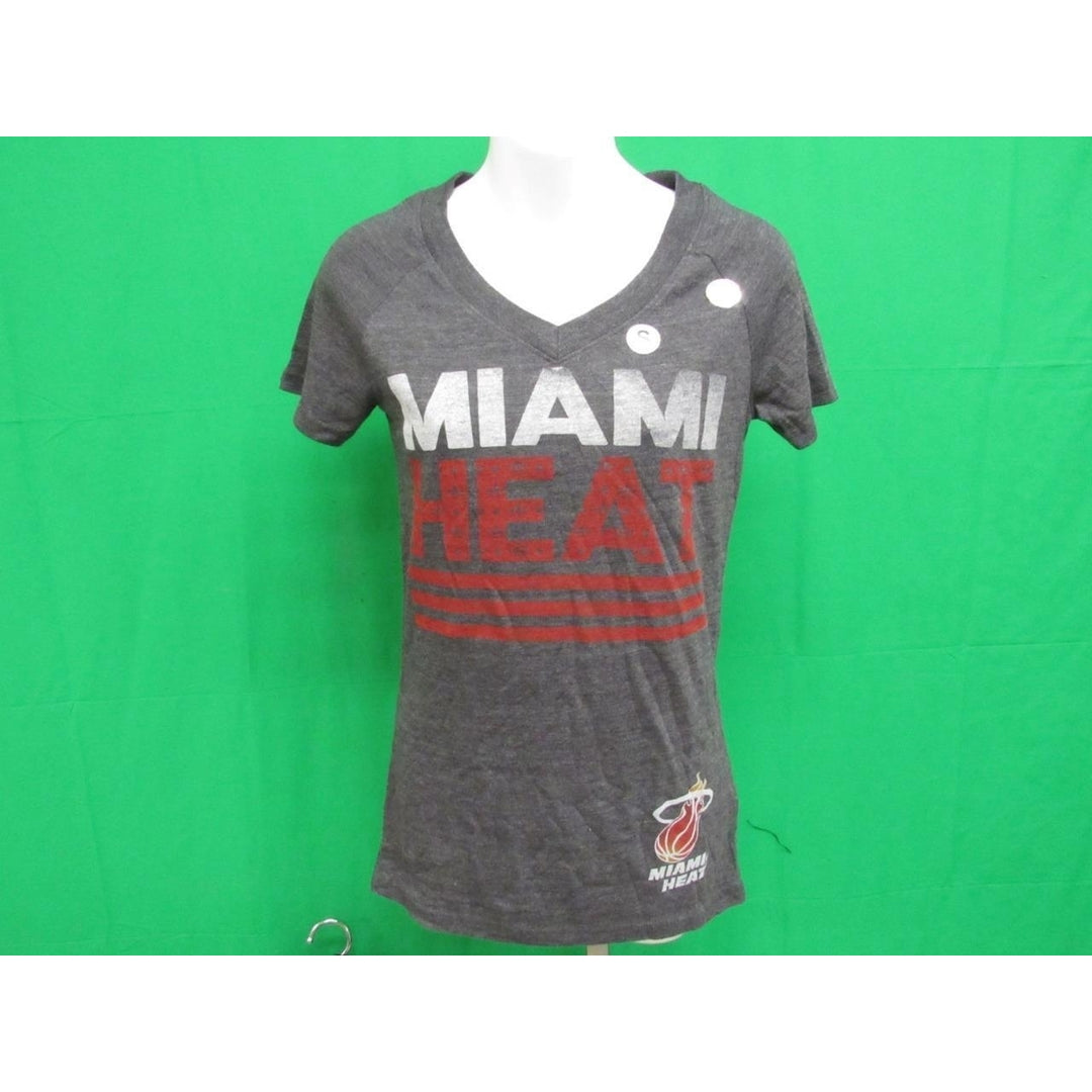 Miami Heat Womens Size S Small Gray Adidas Shirt Image 6