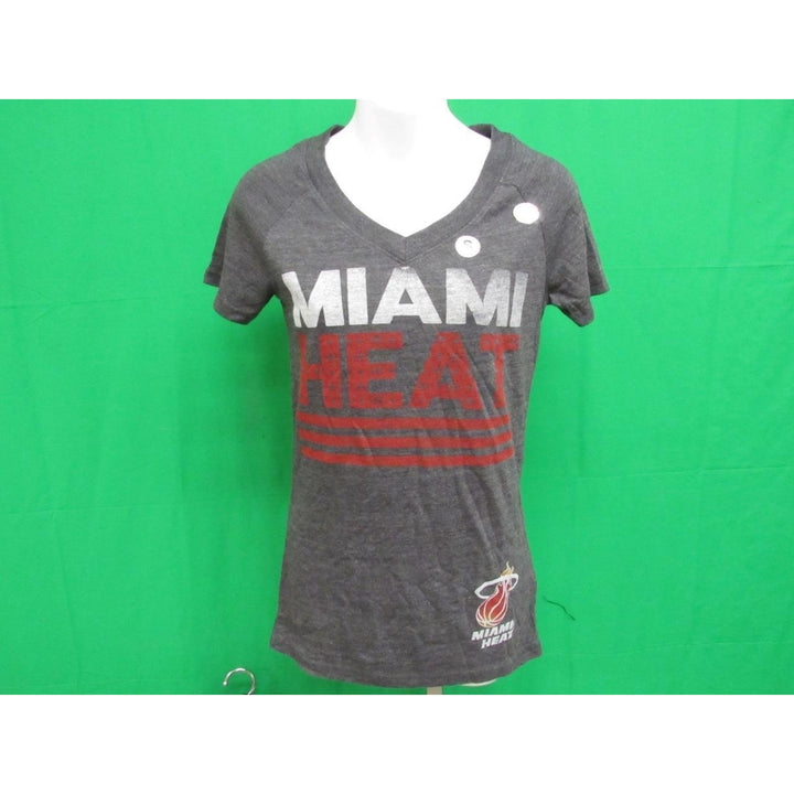 Miami Heat Womens Size S Small Gray Adidas Shirt Image 6