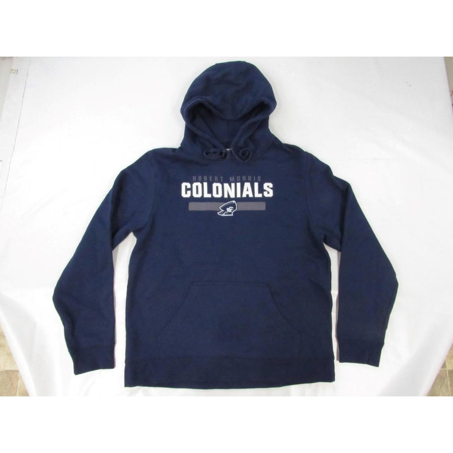 Robert Morris Colonials Mens Size L Large Blue Hoodie Image 1