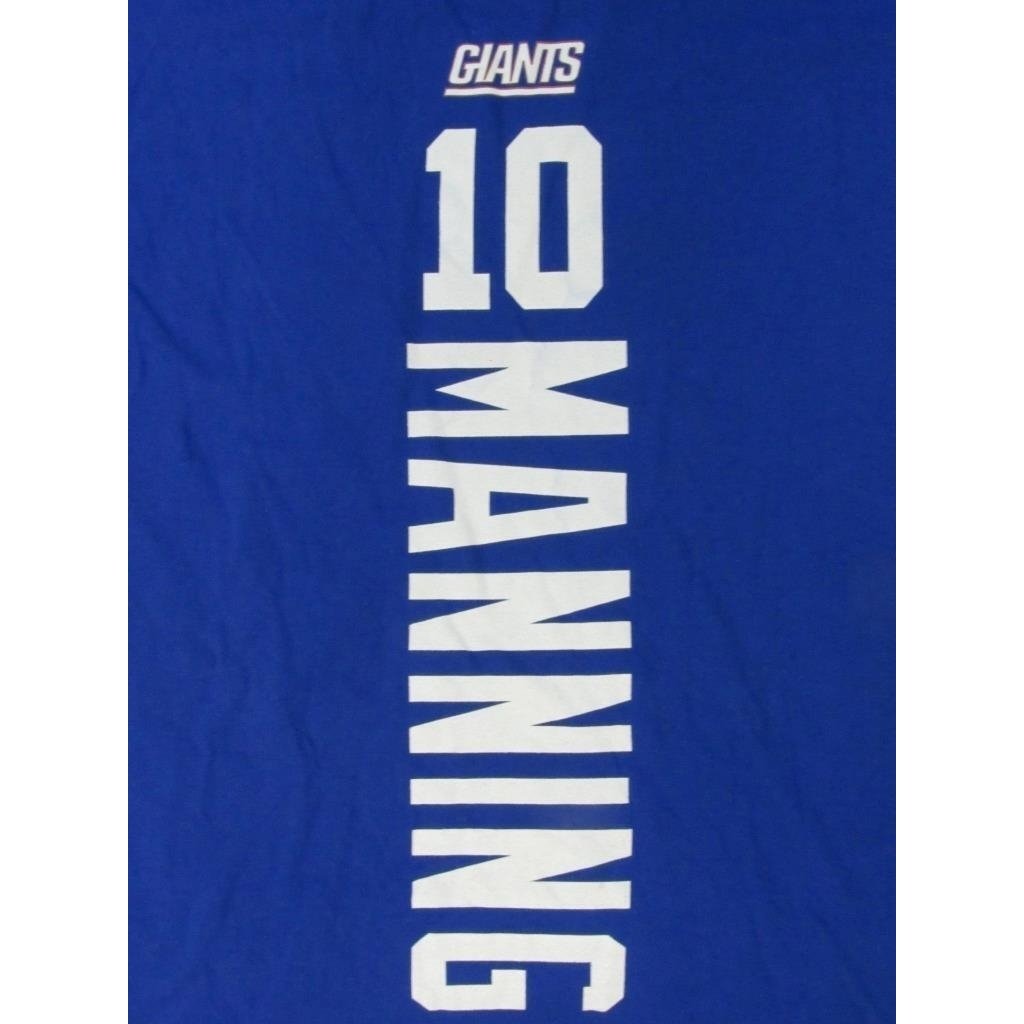 York Giants NY 10 Eli Manning Mens Size M Medium Blue Shirt Image 4