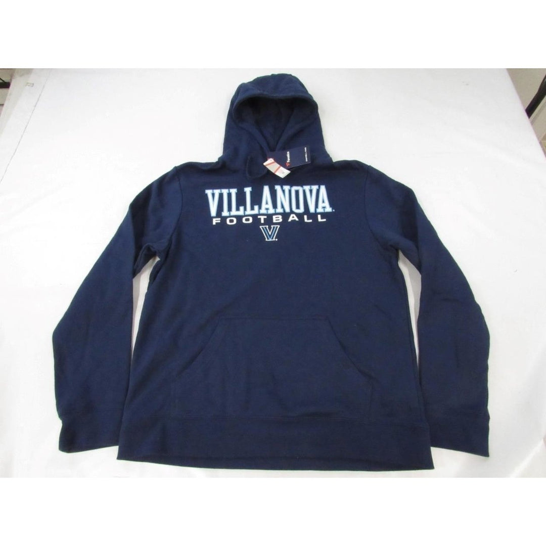 Villanova Wildcats Football Mens Size L Large Blue Hoodie Image 1