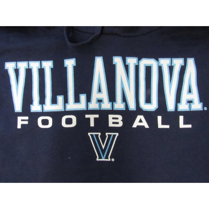 Villanova Wildcats Football Mens Size L Large Blue Hoodie Image 3