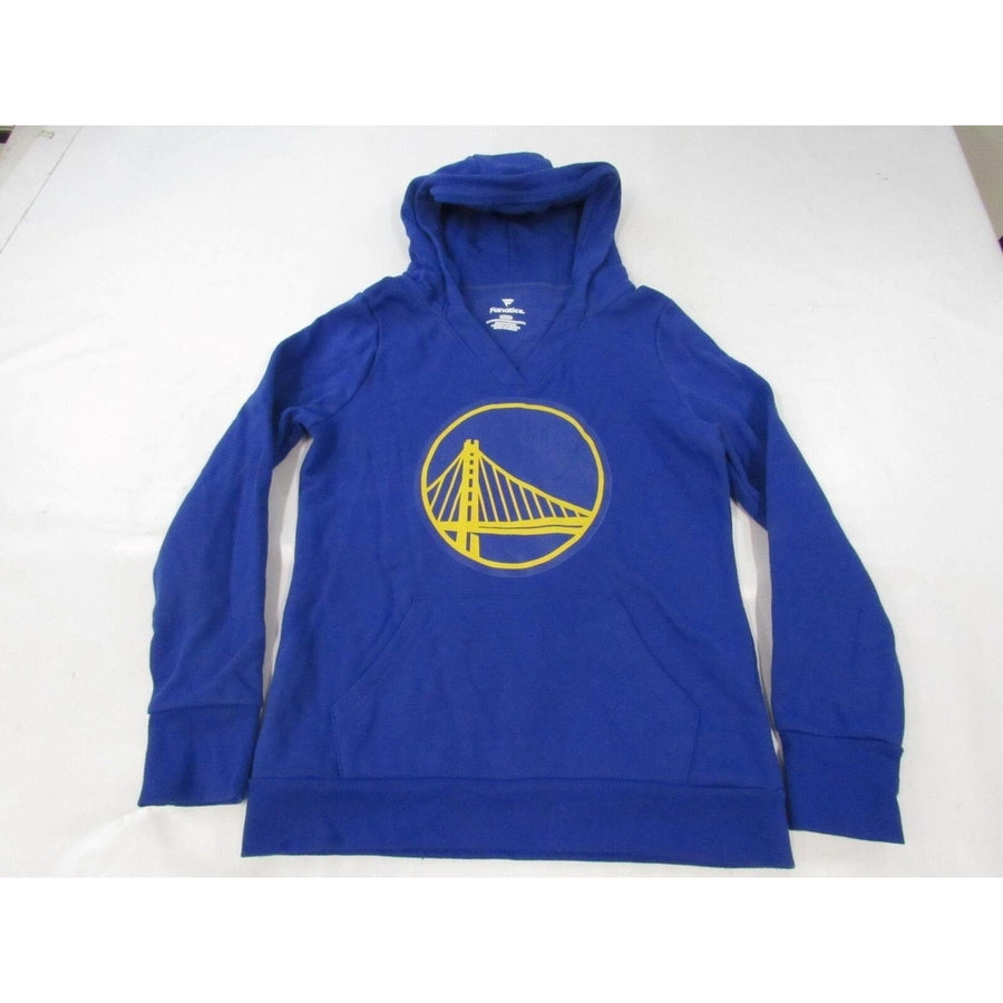 Golden State Warriors 30 Stephen Curry Womens Size S Blue V-Neck Hoodie Image 1