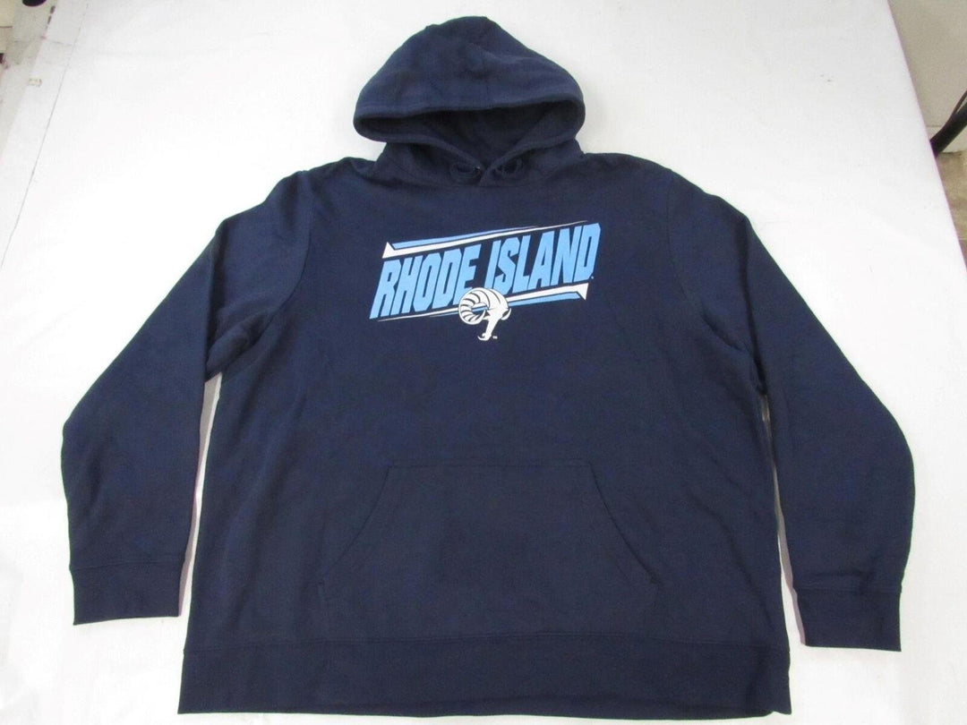 Rhode Island Rams Mens Size 3XL 3XLarge Blue Hoodie Image 1