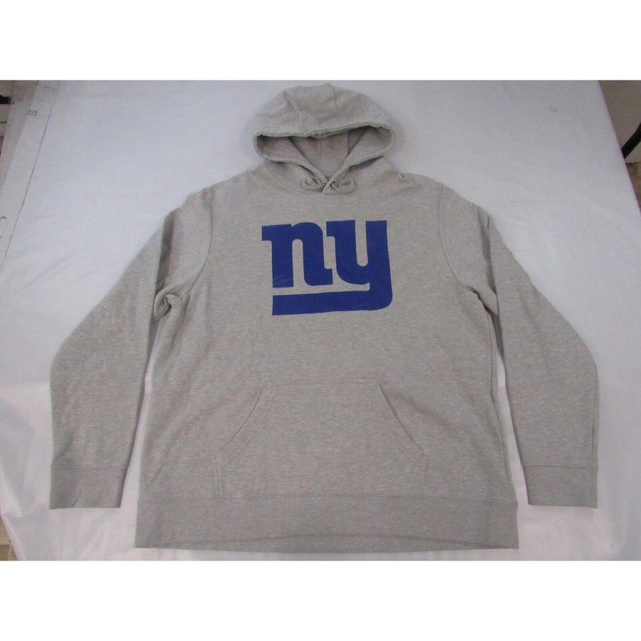 York Giants Mens Size 2XL 2XLarge Gray Hoodie Image 1