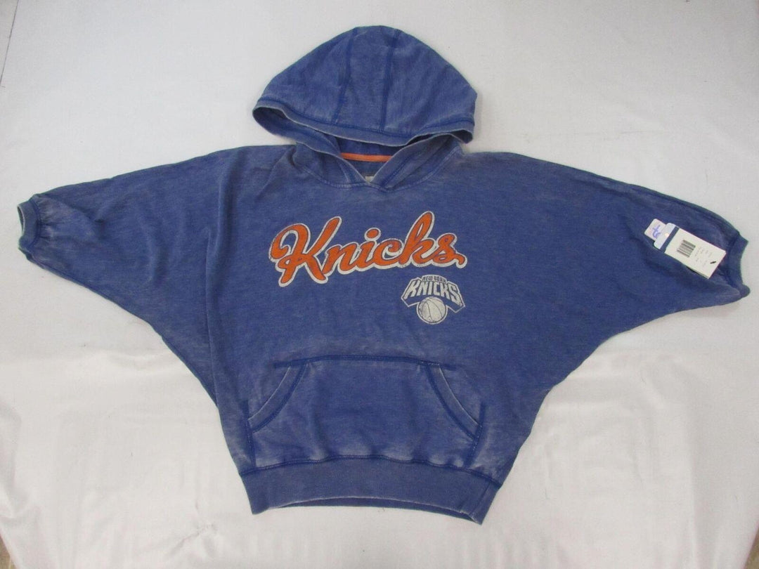 York Knicks Womens Size S Small Flared Cut Blue Hoodie Image 1