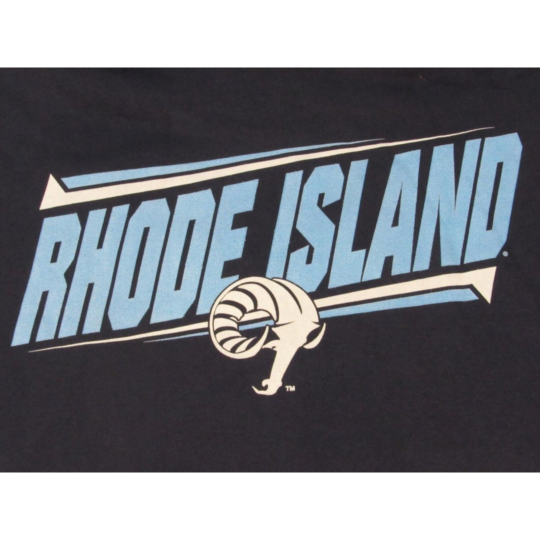 Rhode Island Rams Mens Size 3XL 3XLarge Blue Hoodie Image 3