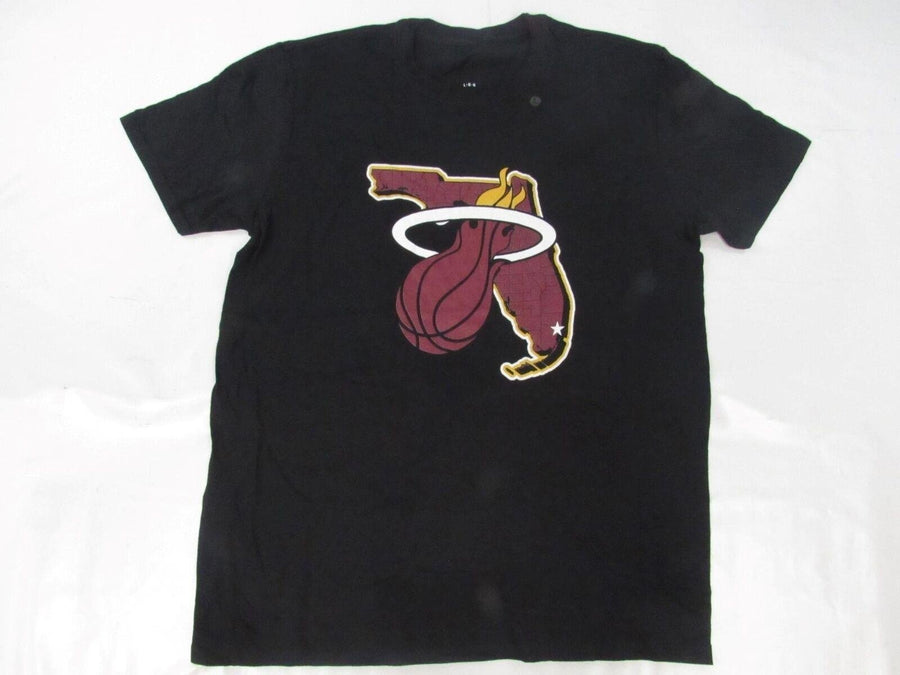 Miami Heat Florida Mens Size L Large Black Shirt Image 1