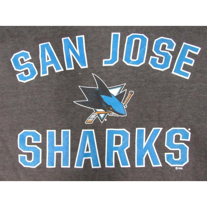 San Jose Sharks Mens Size 5XLB 5XLarge-Big Gray Hoodie Image 3