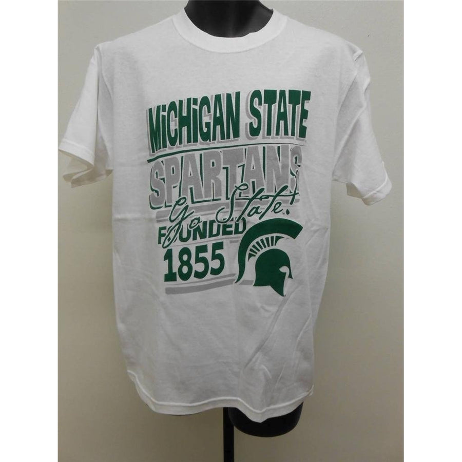 MICHIGAN STATE SPARTANS MENS MEDIUM (M) by J. AMERICA Shirt 27QU Image 1