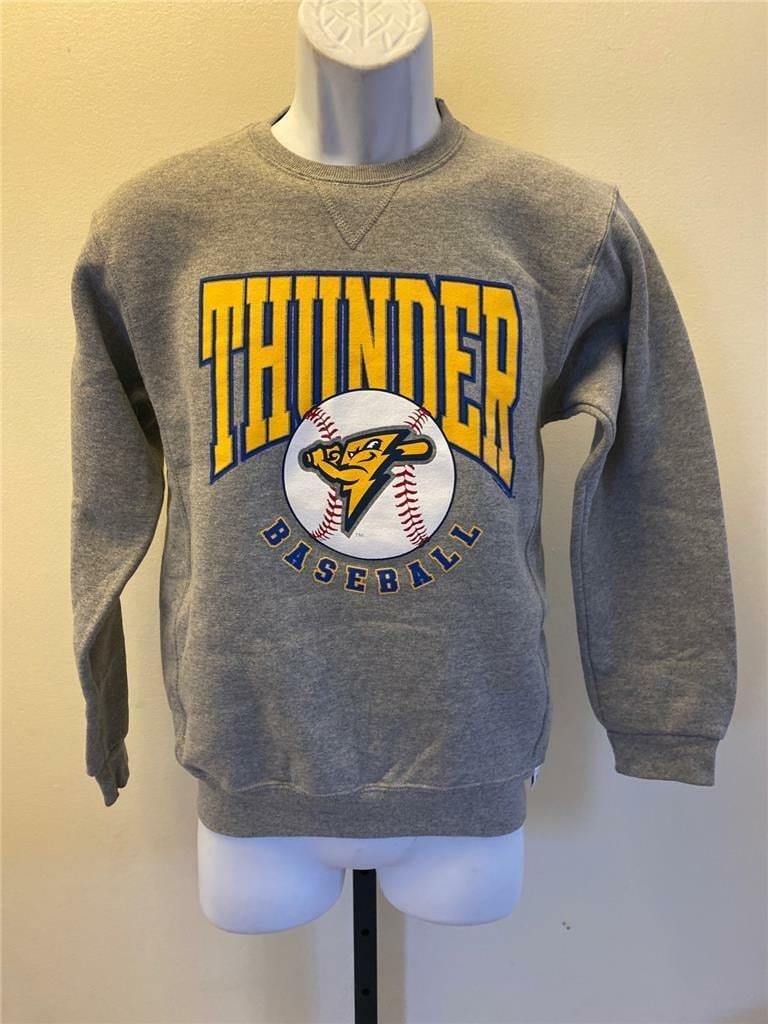 Trenton Thunder Youth Size L Large Gray Sweatshirt Image 1