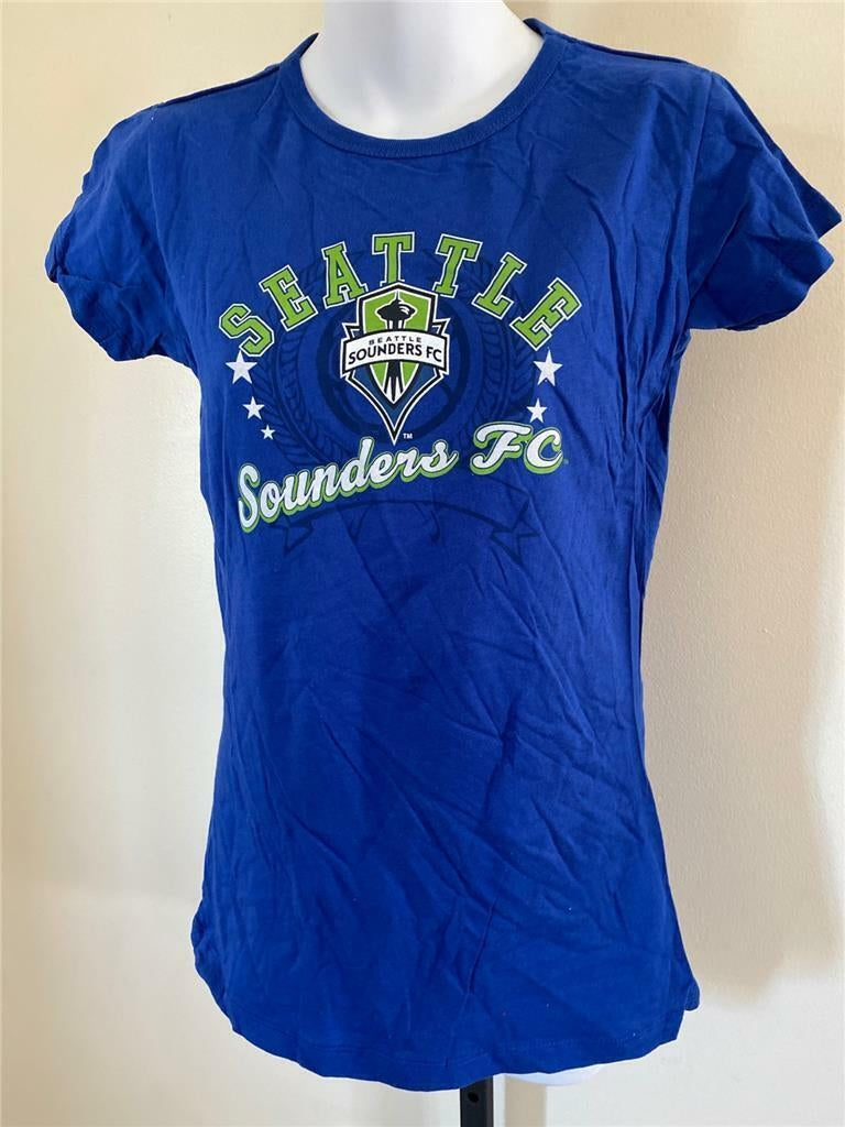 Seattle Sounders Womens Size S Small Blue Shirt Image 2