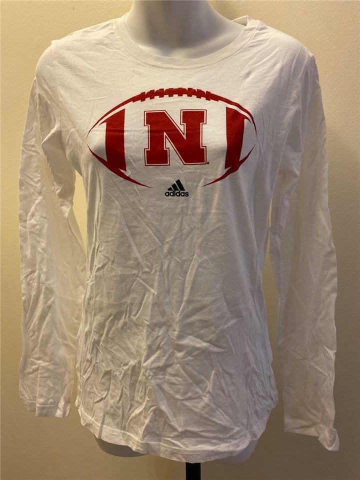 Nebraska Cornhuskers Womens Size M Medium White Shirt Image 1