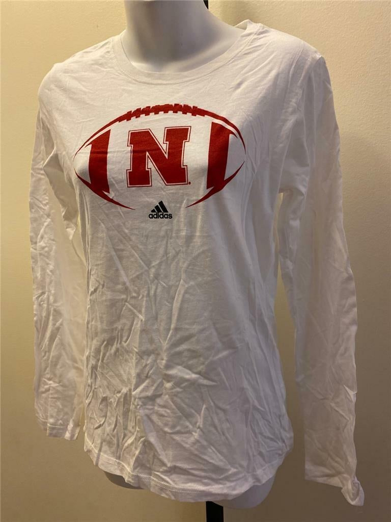 Nebraska Cornhuskers Womens Size M Medium White Shirt Image 2