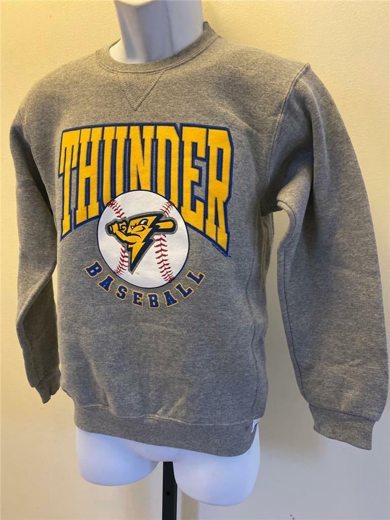 Trenton Thunder Youth Size L Large Gray Sweatshirt Image 2