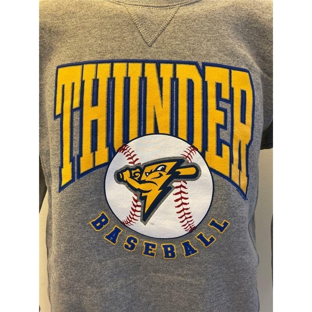 Trenton Thunder Youth Size L Large Gray Sweatshirt Image 3