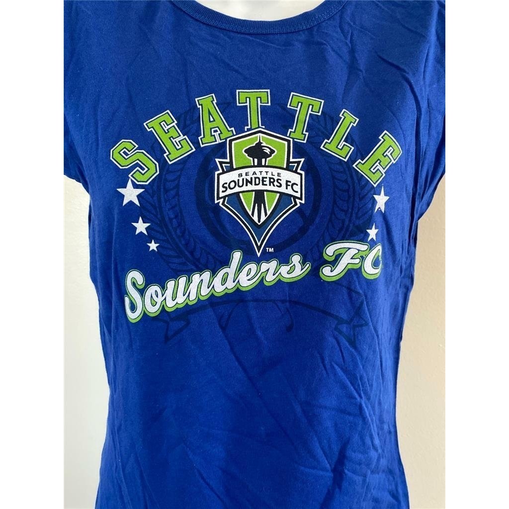 Seattle Sounders Womens Size S Small Blue Shirt Image 3