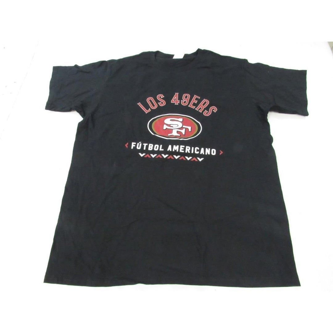 San Francisco 49ers Los 49ers Futbol Americano Mens Size XL Black Shirt Image 1