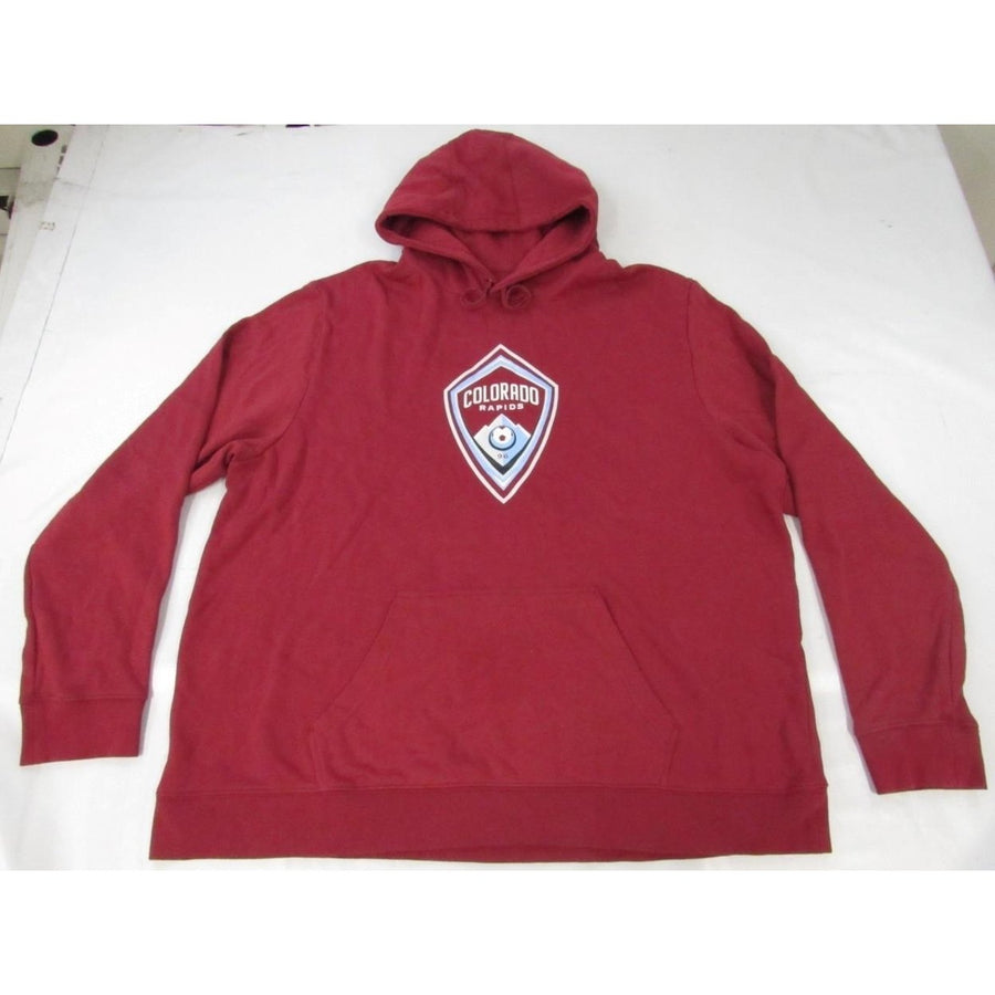 Colorado Rapids Mens Size 3XL 3XLarge Red Hoodie Image 1