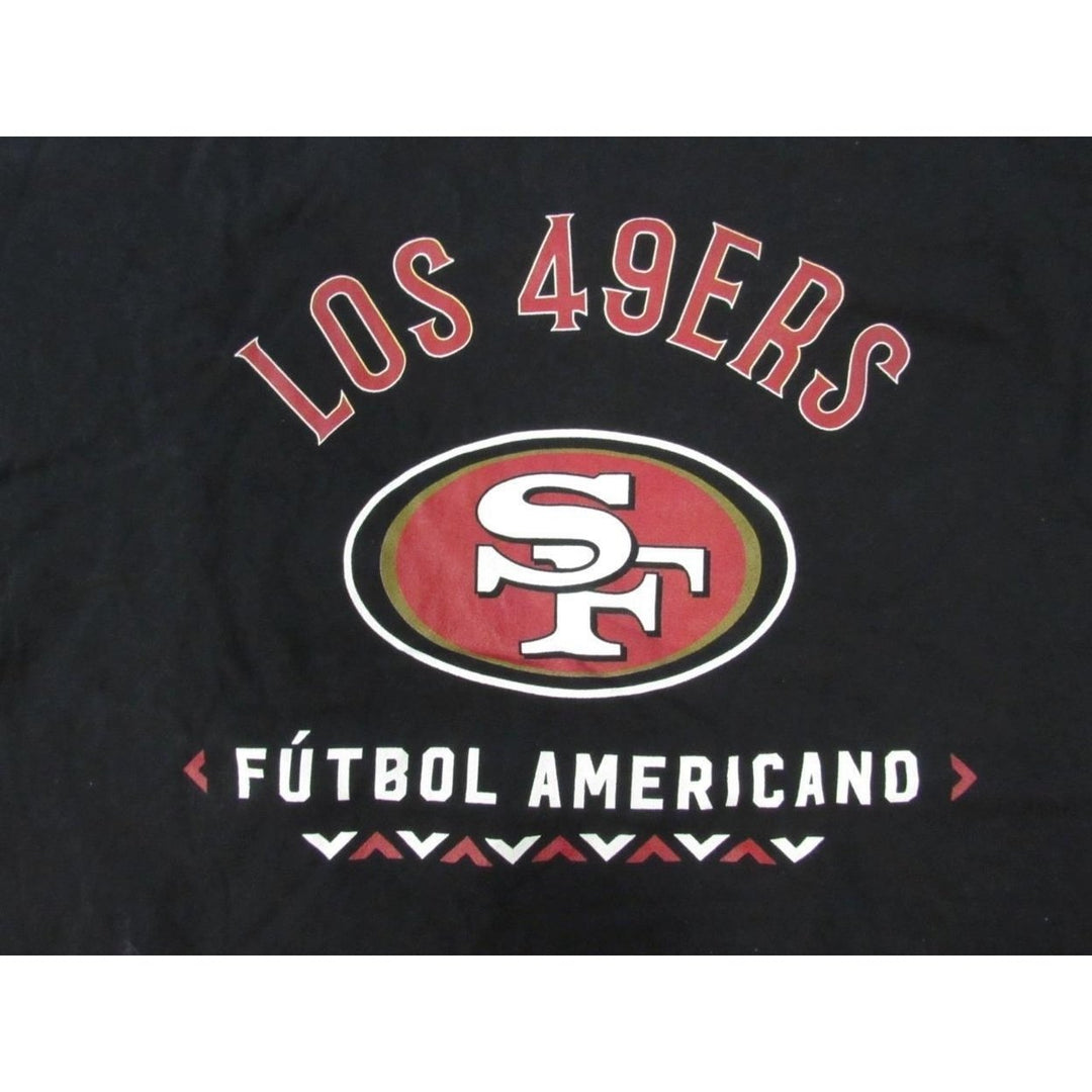 San Francisco 49ers Los 49ers Futbol Americano Mens Size XL Black Shirt Image 3