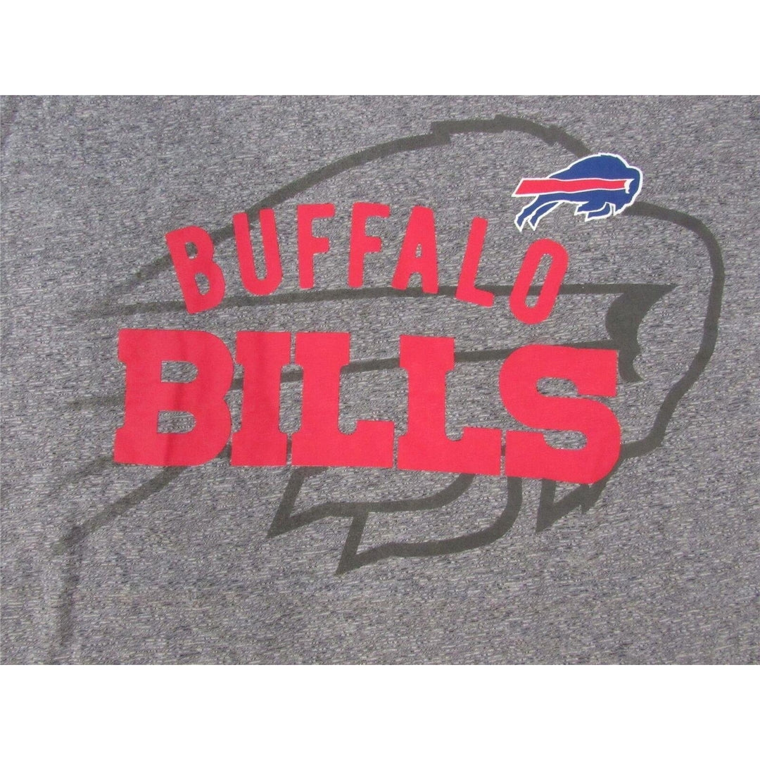 Buffalo Bills Mens Size 2XL 2XLarge Heathered Gray Majestic Shirt Image 3