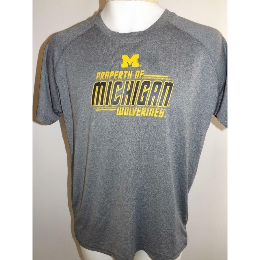 Michigan Wolverines Youth Size 18/20 XL XLarge Polyester Performance Shirt Image 1