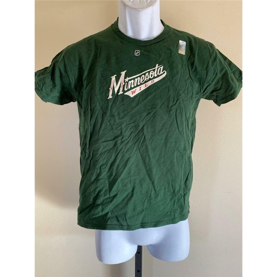 Minnesota Wild Youth Size XL Green Shirt Image 1