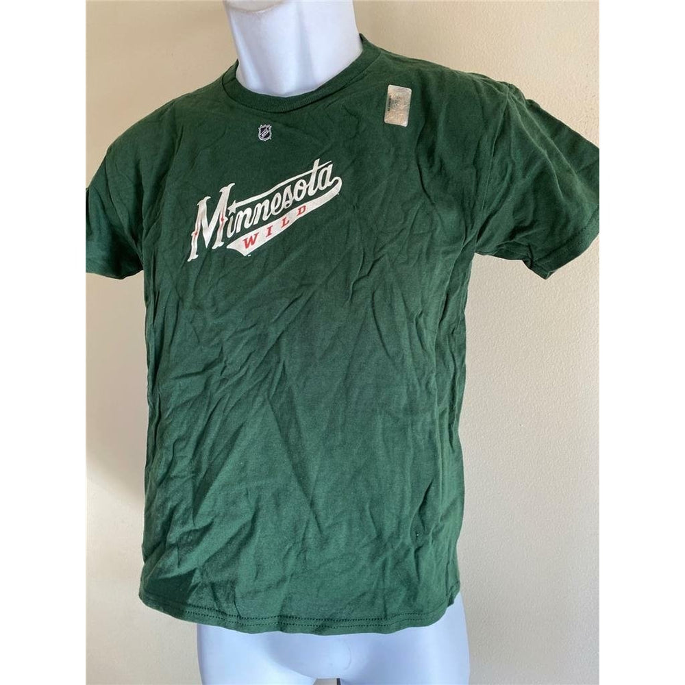 Minnesota Wild Youth Size XL Green Shirt Image 2