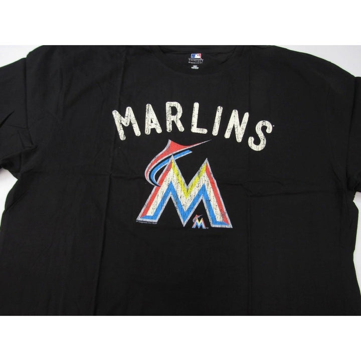 Miami Marlins Mens Size 3XL-Tall Majestic Black Shirt Image 4