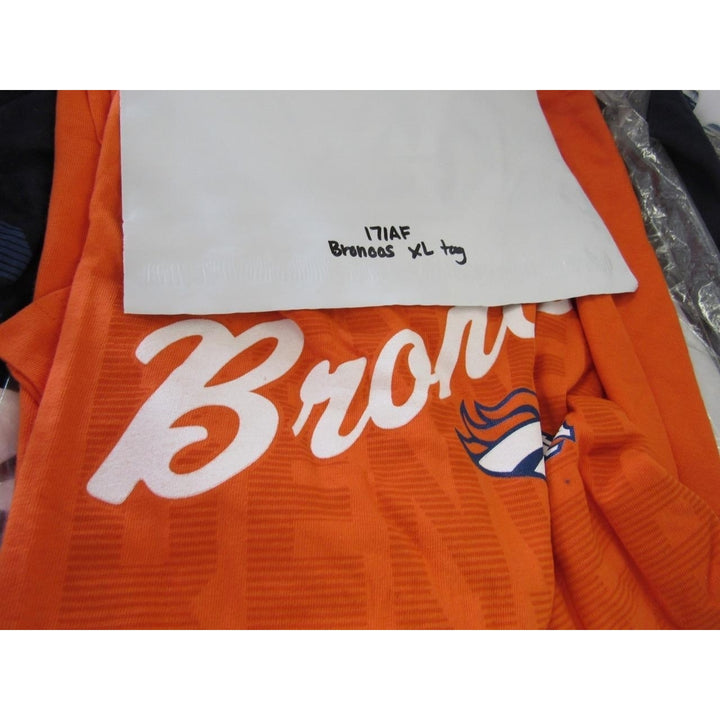 Denver Broncos Womens Plus Size 1X Orange Majestic Shirt Image 6