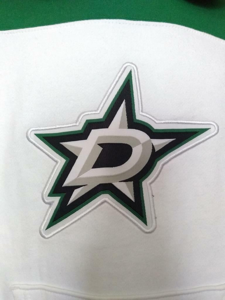 Minor Flaw Dallas Stars Youth Size M Medium White Majestic Hoodie Image 2