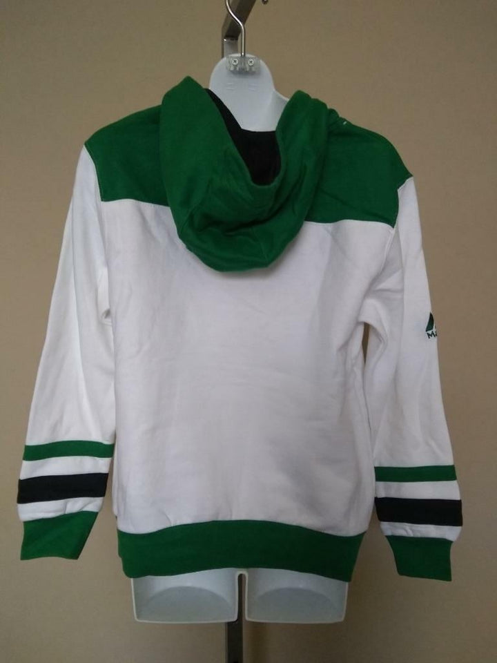 Minor Flaw Dallas Stars Youth Size M Medium White Majestic Hoodie Image 3