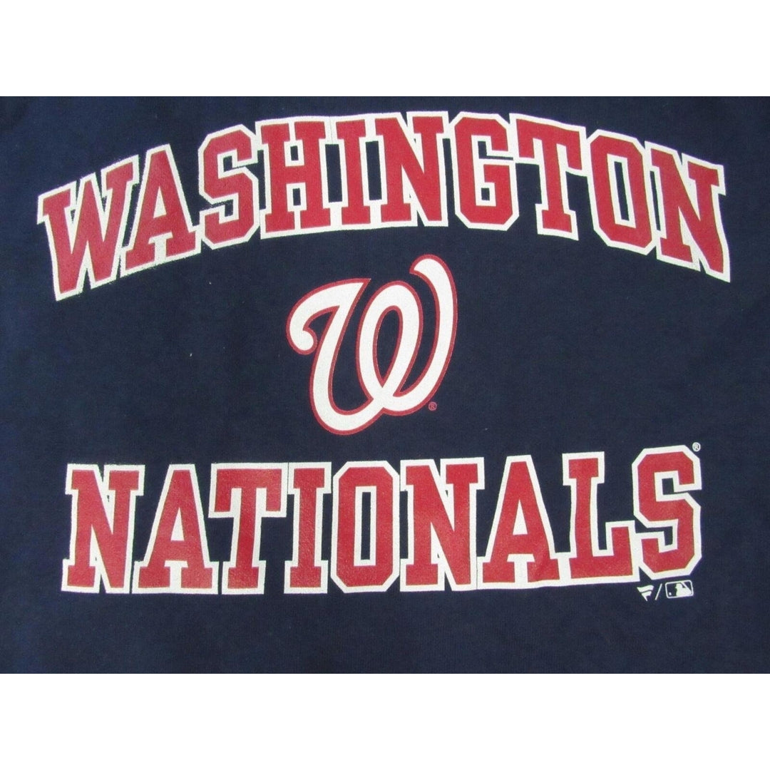 Washington Nationals Mens Size 5XLT 5XLarge-Tall Blue Hoodie Image 3