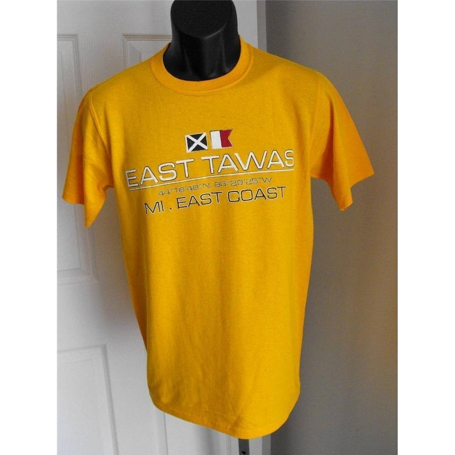 East Tawas Michigan Mens Medium (M) T-Shirt by J. America Image 1