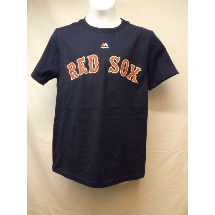 Boston Red Sox 48 Pablo Sandoval Majestic Youth Medium 10/12 Blue Tshirt Image 4