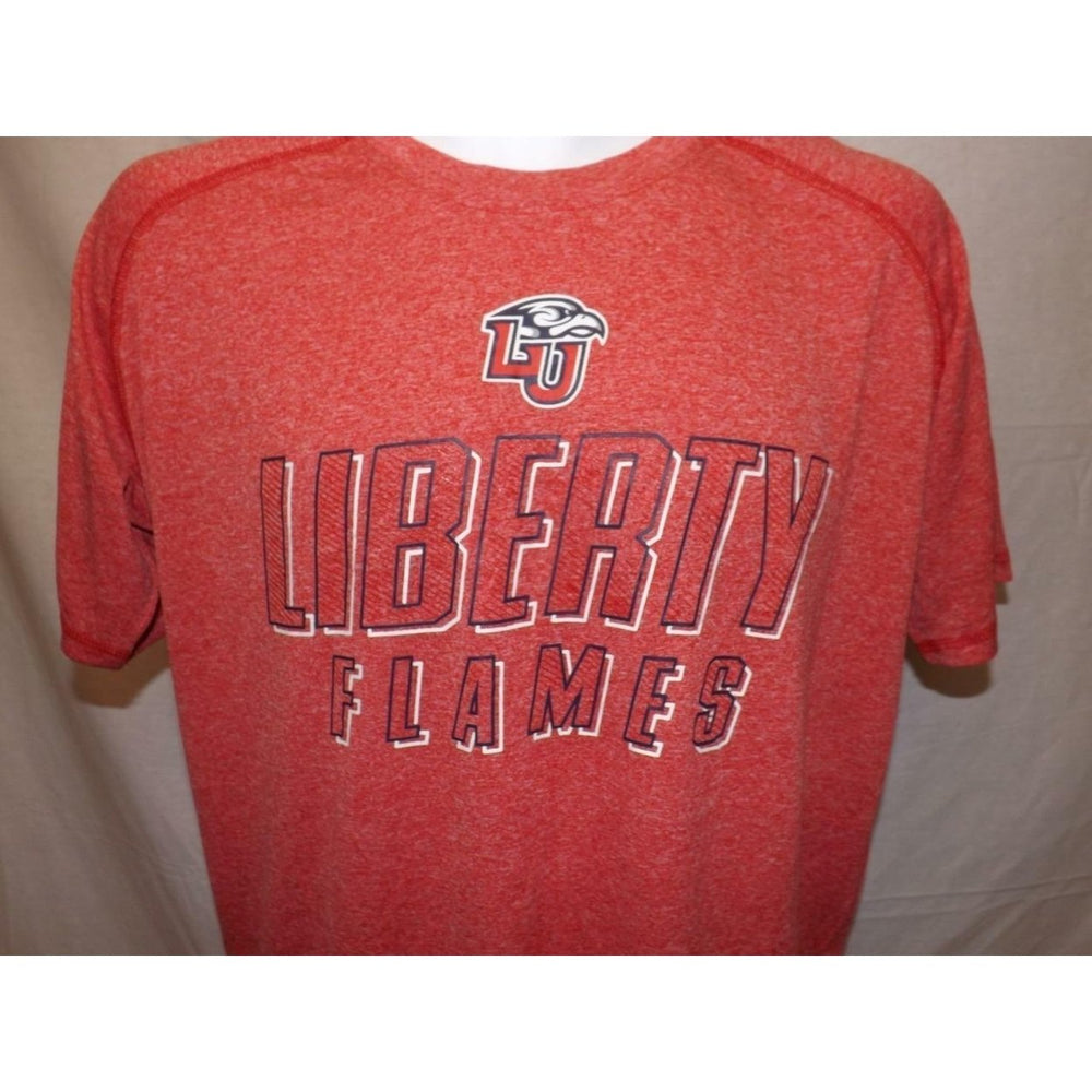 Liberty Flames Mens Size M Medium Polyester Performance Shirt Image 2