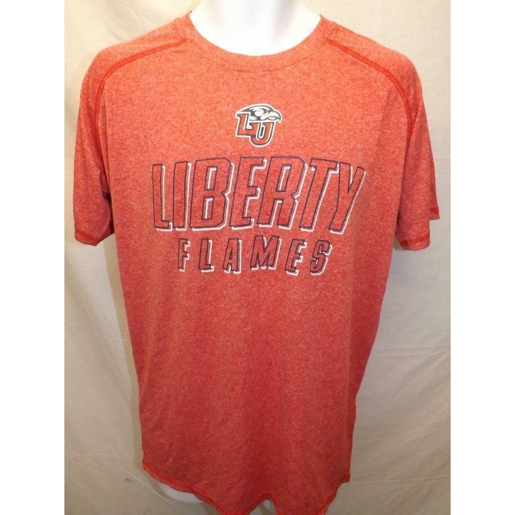 Liberty Flames Mens Size M Medium Polyester Performance Shirt Image 4