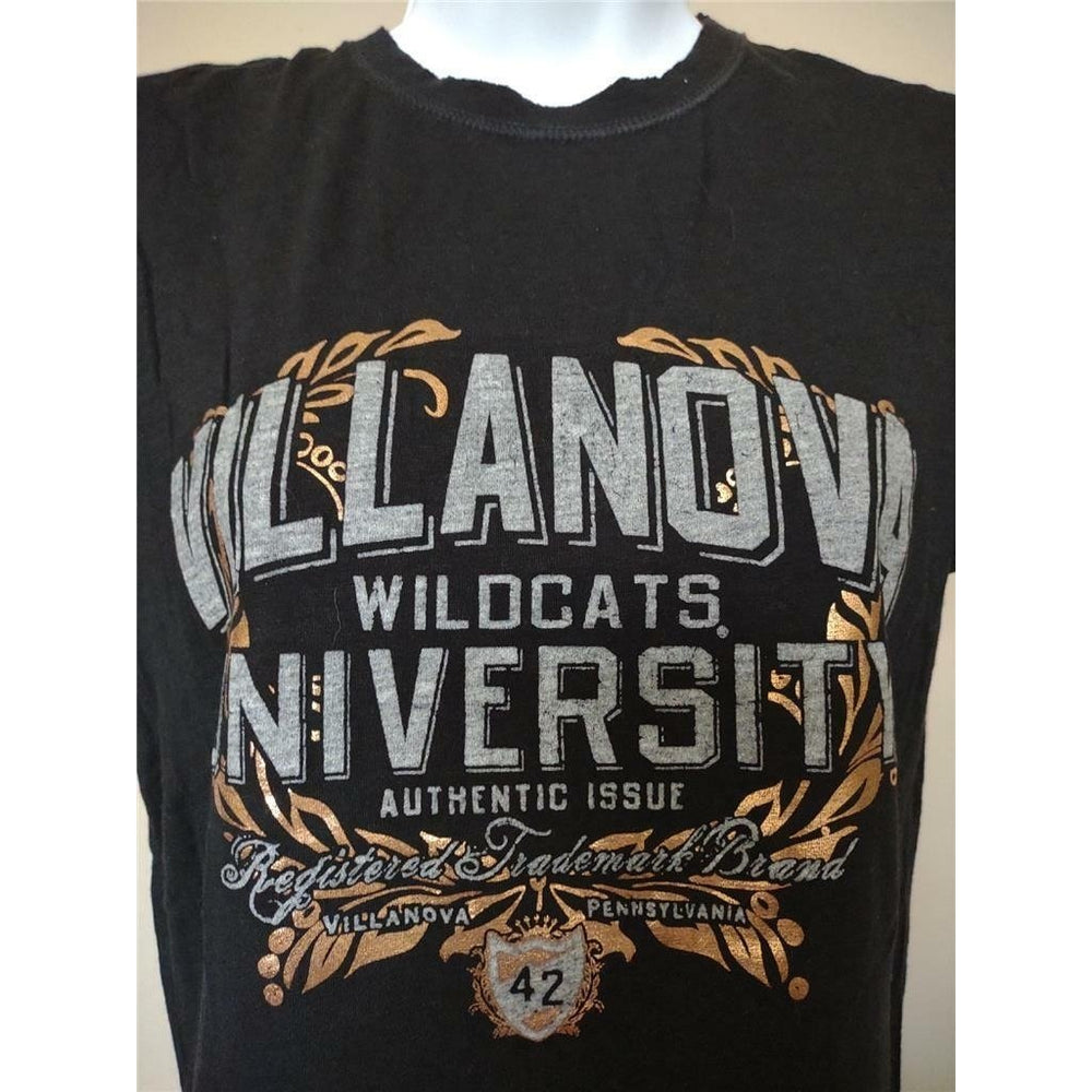 Villanova Wildcats Womens Size M Medium Black Russell Shirt Image 2