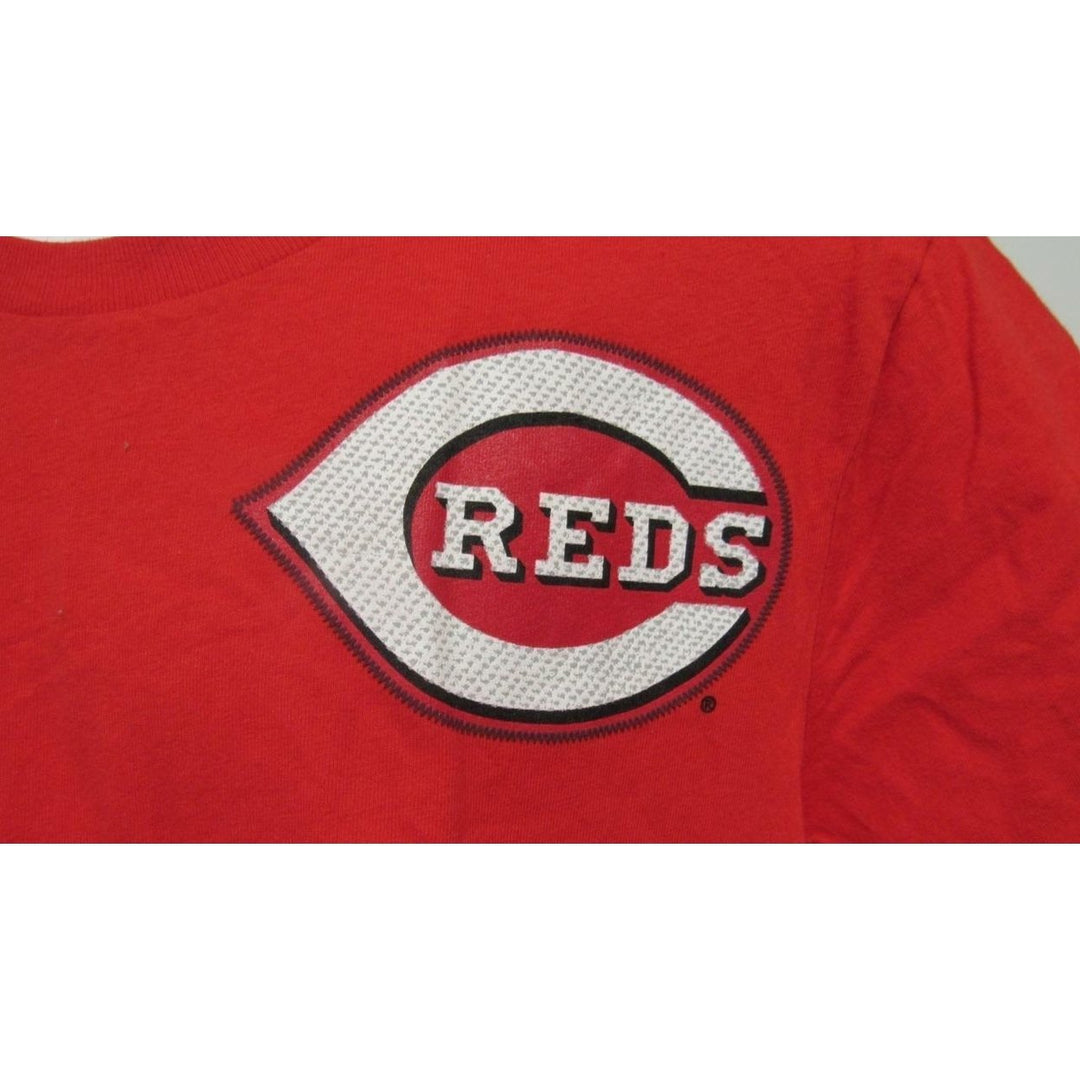 Cincinnati Reds 21 Todd Frazier Youth Size L Large (14/16) Red Shirt Image 3