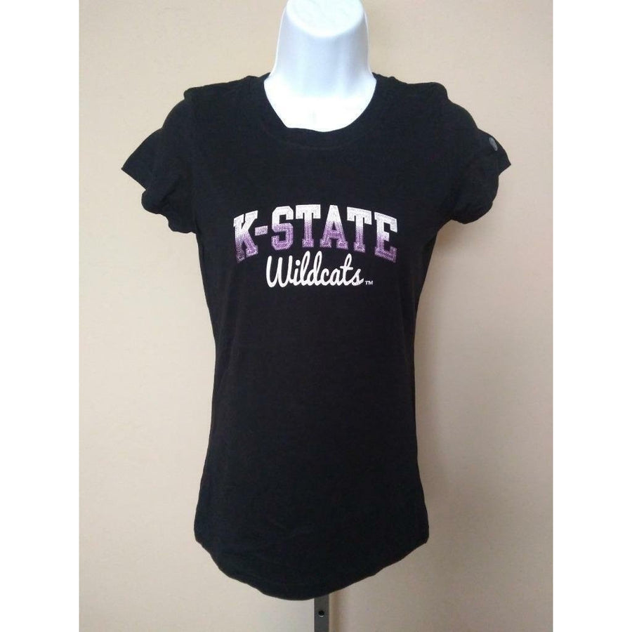 Kansas State Wildcats Womens Size S Small Black Russell Shirt Image 1