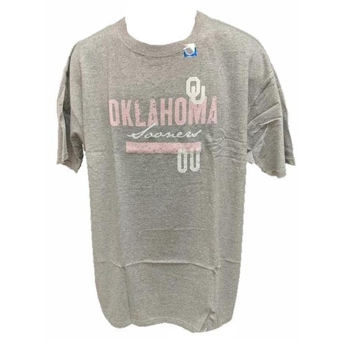 Oklahoma Sooners Adult Mens Size XL XLarge Gray Shirt Image 1