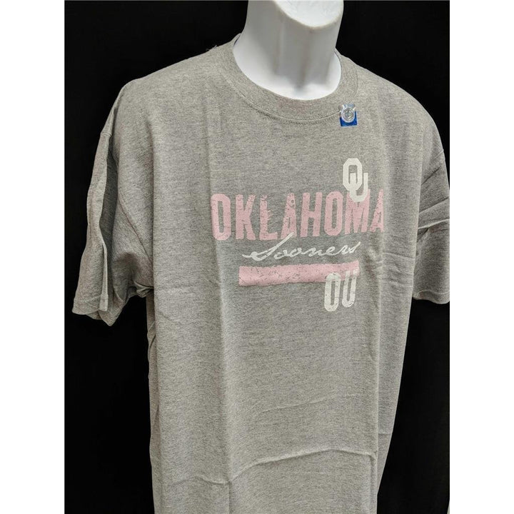 Oklahoma Sooners Adult Mens Size XL XLarge Gray Shirt Image 4