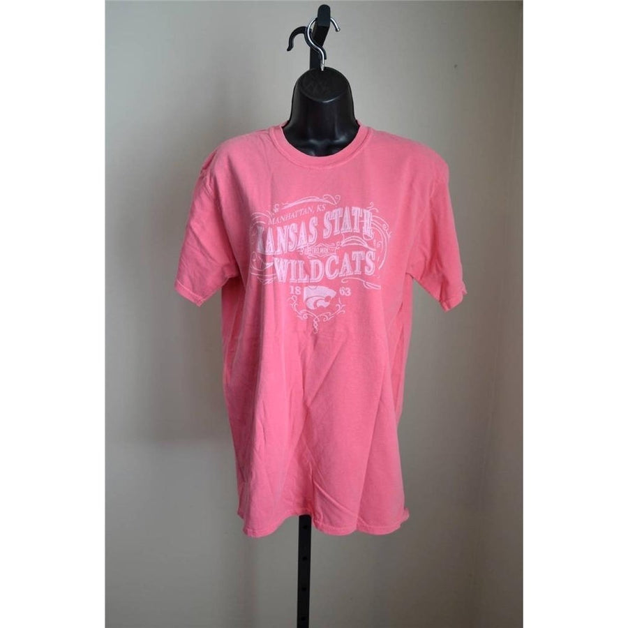 - KANSAS STATE WILDCATS - WOMENS M Medium CUTE pink T-Shirt 34KG Image 1