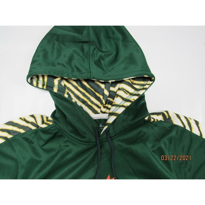 Labatt Blue Beer Pilsner Mens Size S Small Green Zubaz Performance Hoodie 40 Image 4