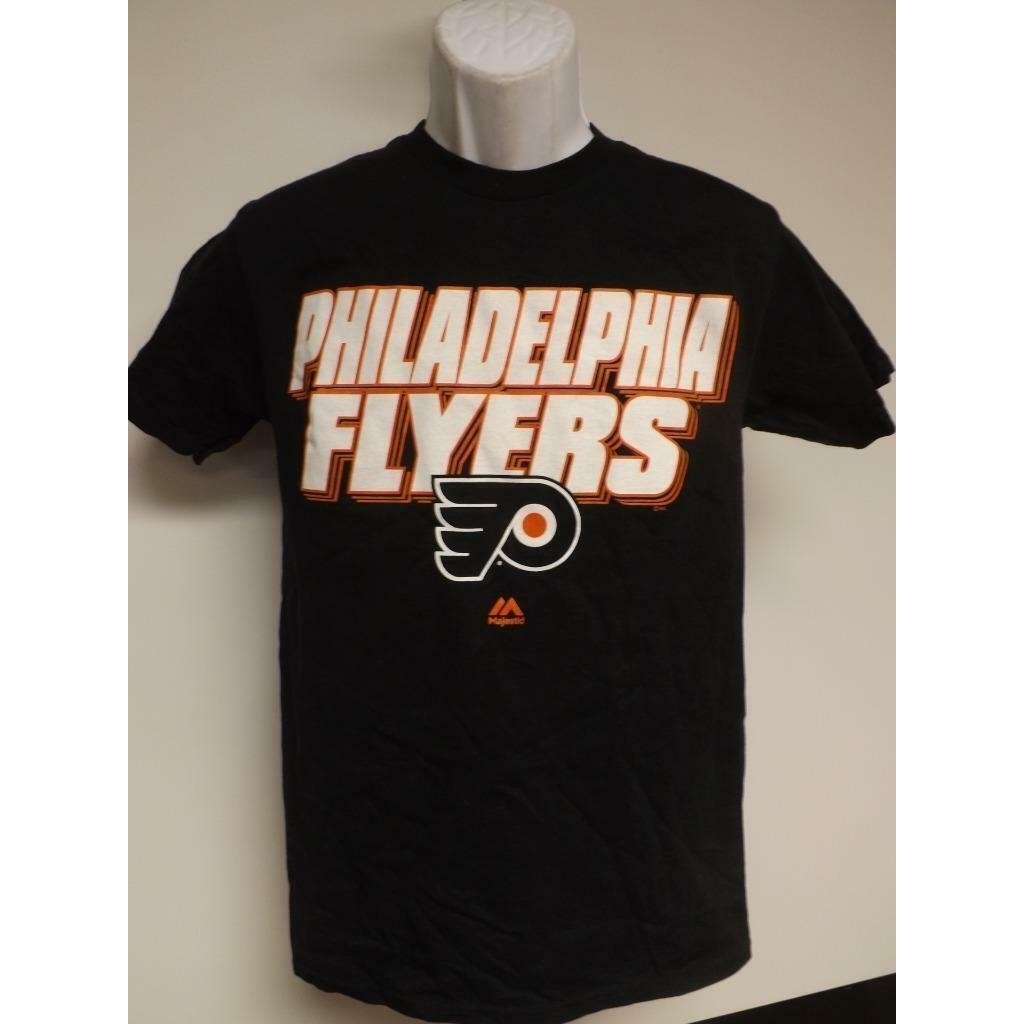 Philadelphia Flyers Hockey Mens Size S Small Black Shirt Image 1